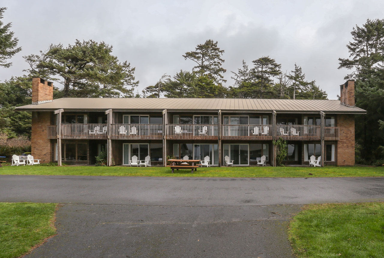Seacrest House exterior images show off the balconies facing the ocean.